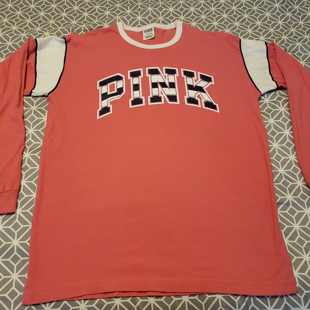 Victoria's Secret PINK Baseball Tee Small